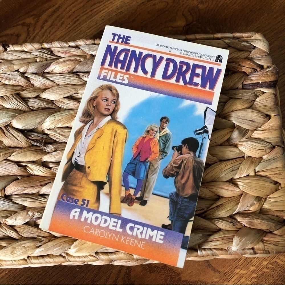 Vintage Nancy Drew Files: A Model Crime Case #51 paperback book